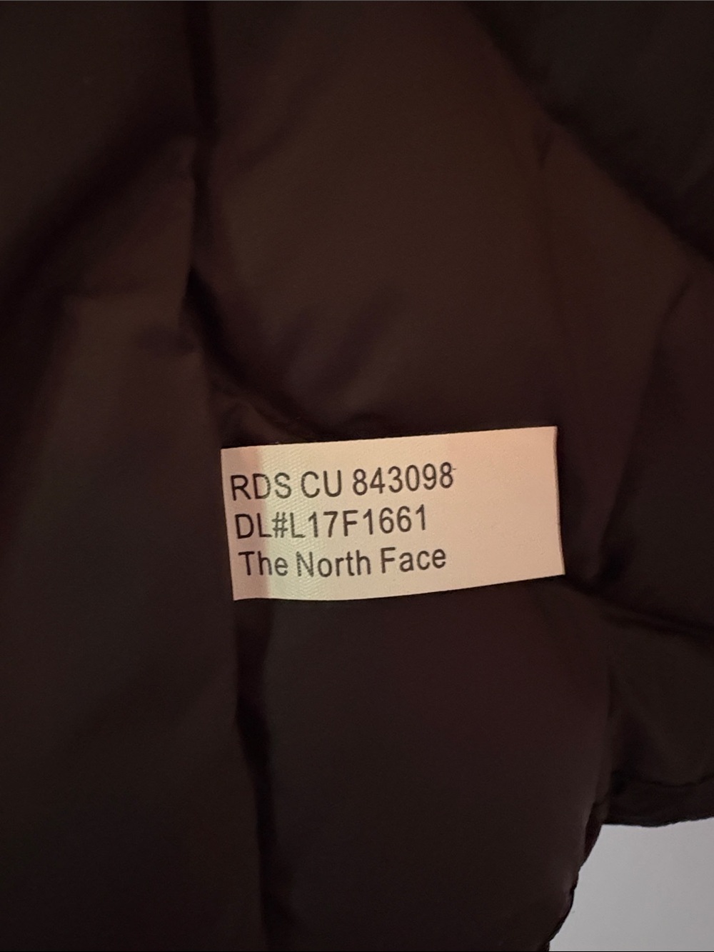 The North Face - 550 Down fill Women's Black Quilted Insulated Vest NWOT - Picture 9 of 10